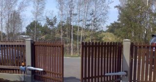 Купить распашные ворота из штакетника Анжеро-Судженск, цена от 2763 руб.